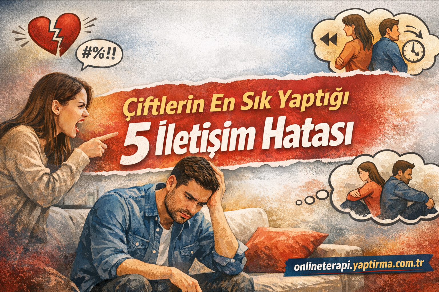 Read more about the article Çiftlerin En Sık Yaptığı 5 İletişim Hatası