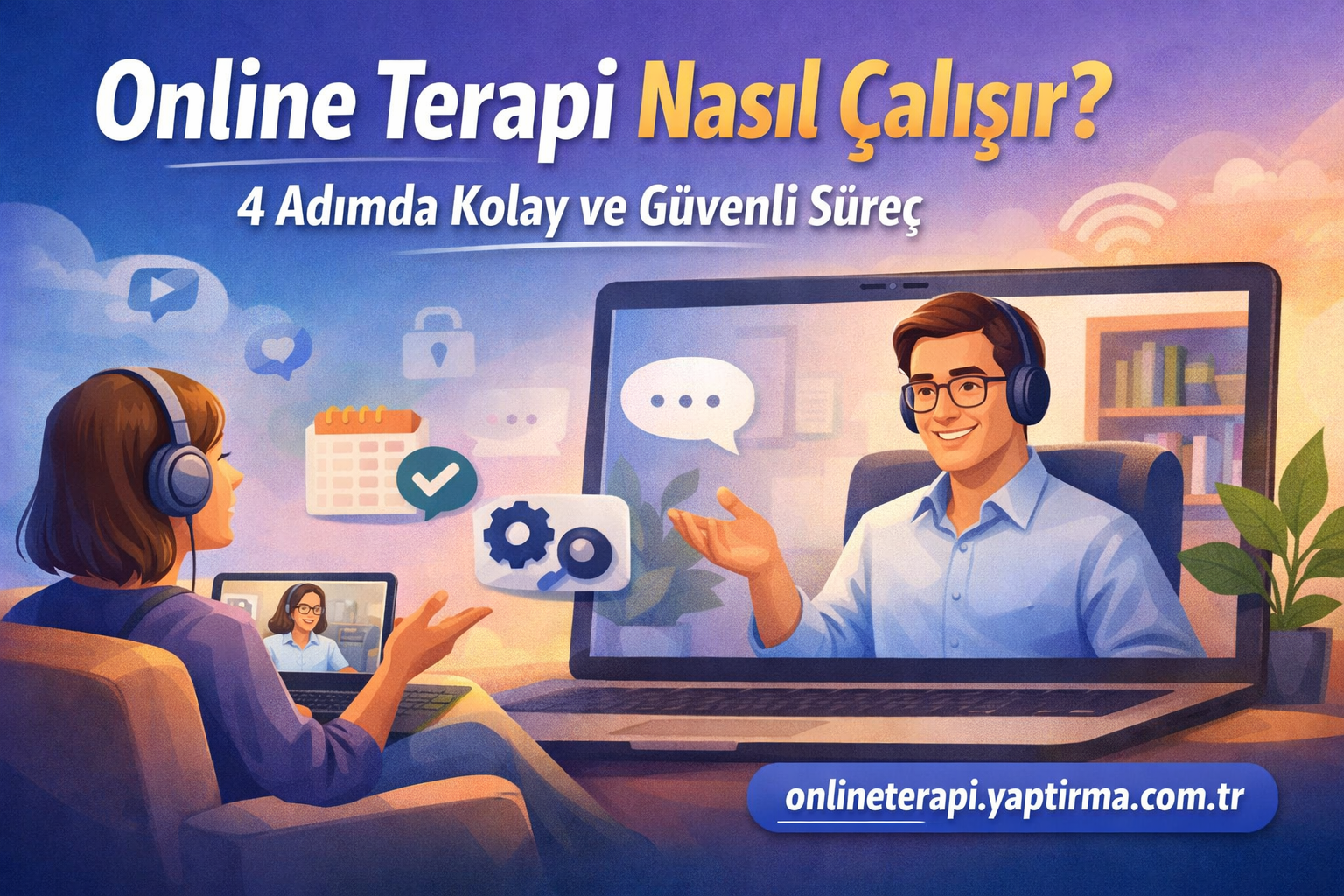 Read more about the article Online Terapi Nasıl Çalışır? 4 Adımda Kolay ve Güvenli Süreç