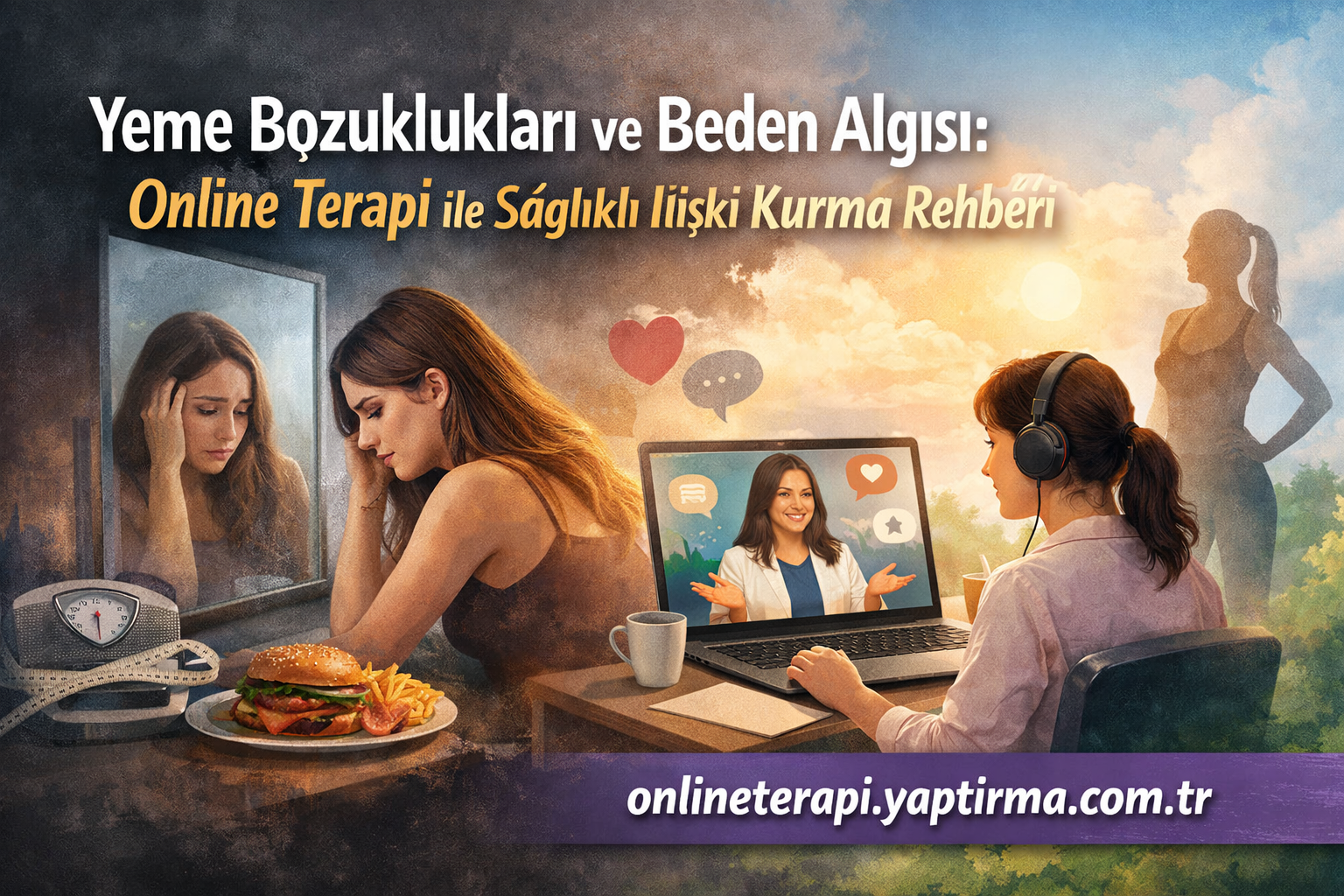 Read more about the article Yeme Bozuklukları ve Beden Algısı: Online Terapi ile Sağlıklı İlişki Kurma Rehberi