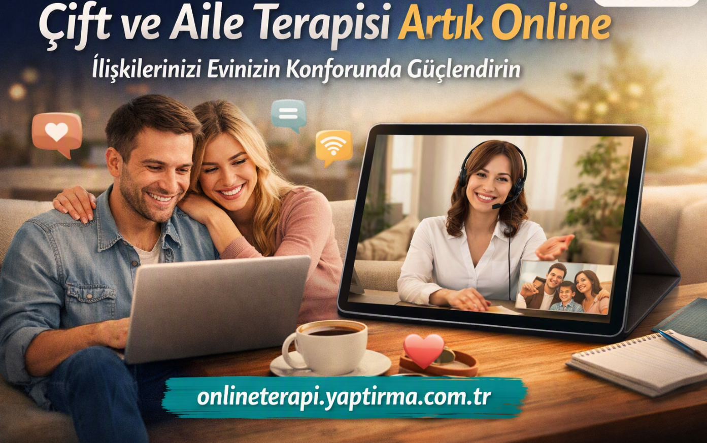 Read more about the article Çift ve Aile Terapisi Artık Online: İlişkilerinizi Evinizin Konforunda Güçlendirin